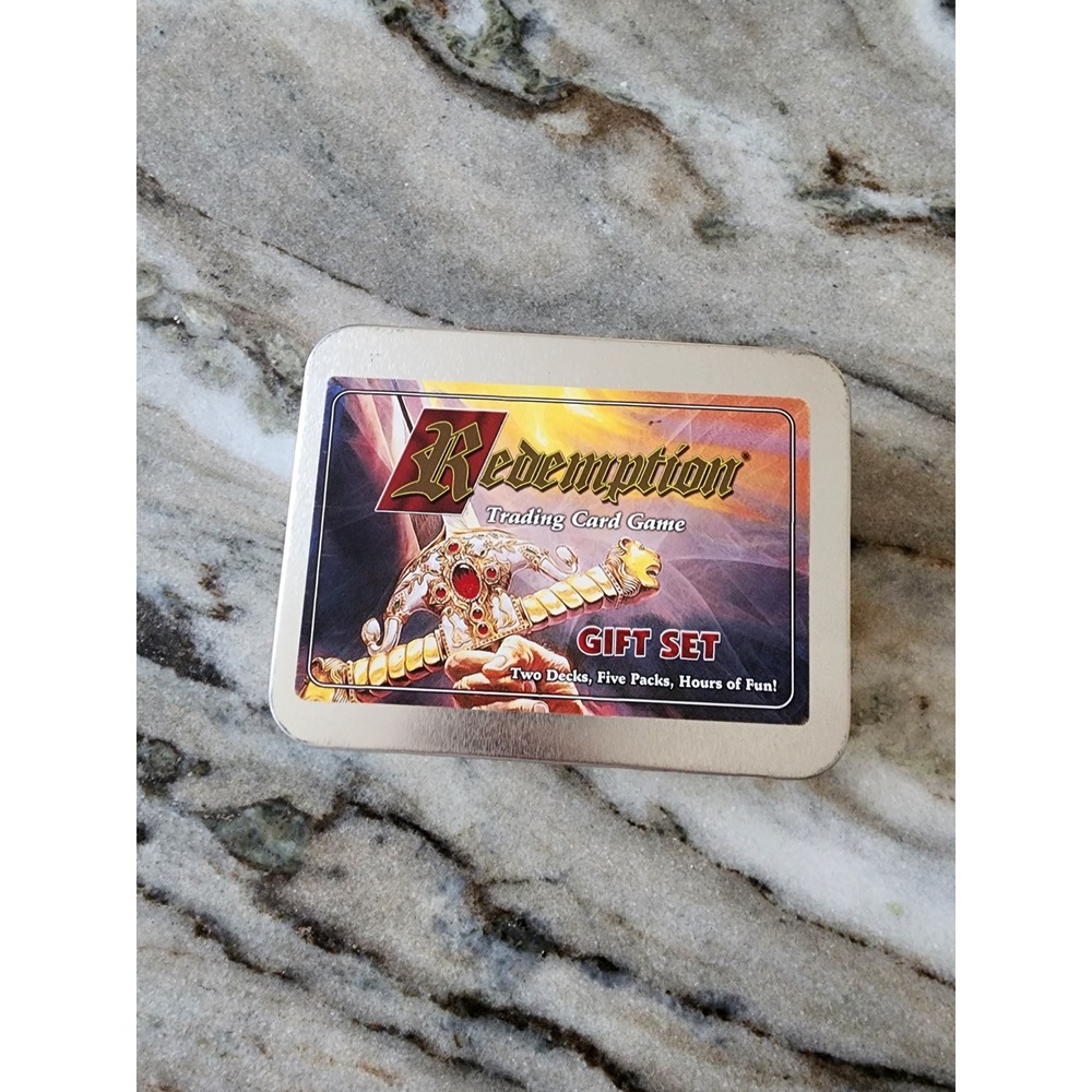 Redemption Bible Trading Card Game Gift Set 4th Edition TCG Tin 2 Decks Rulebook